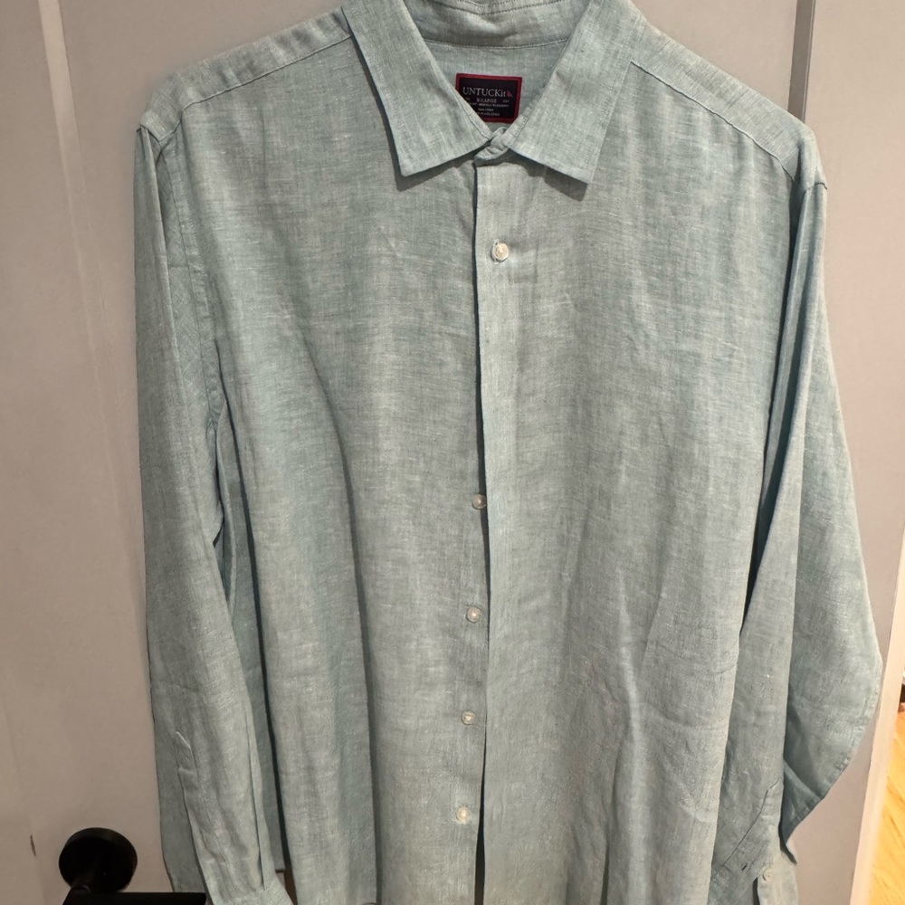UnTuckit Light Blue Men's Shirt